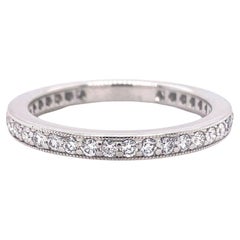 Tiffany & Co Legacy Collection Full Circle Diamond Wedding Band Ring Plat