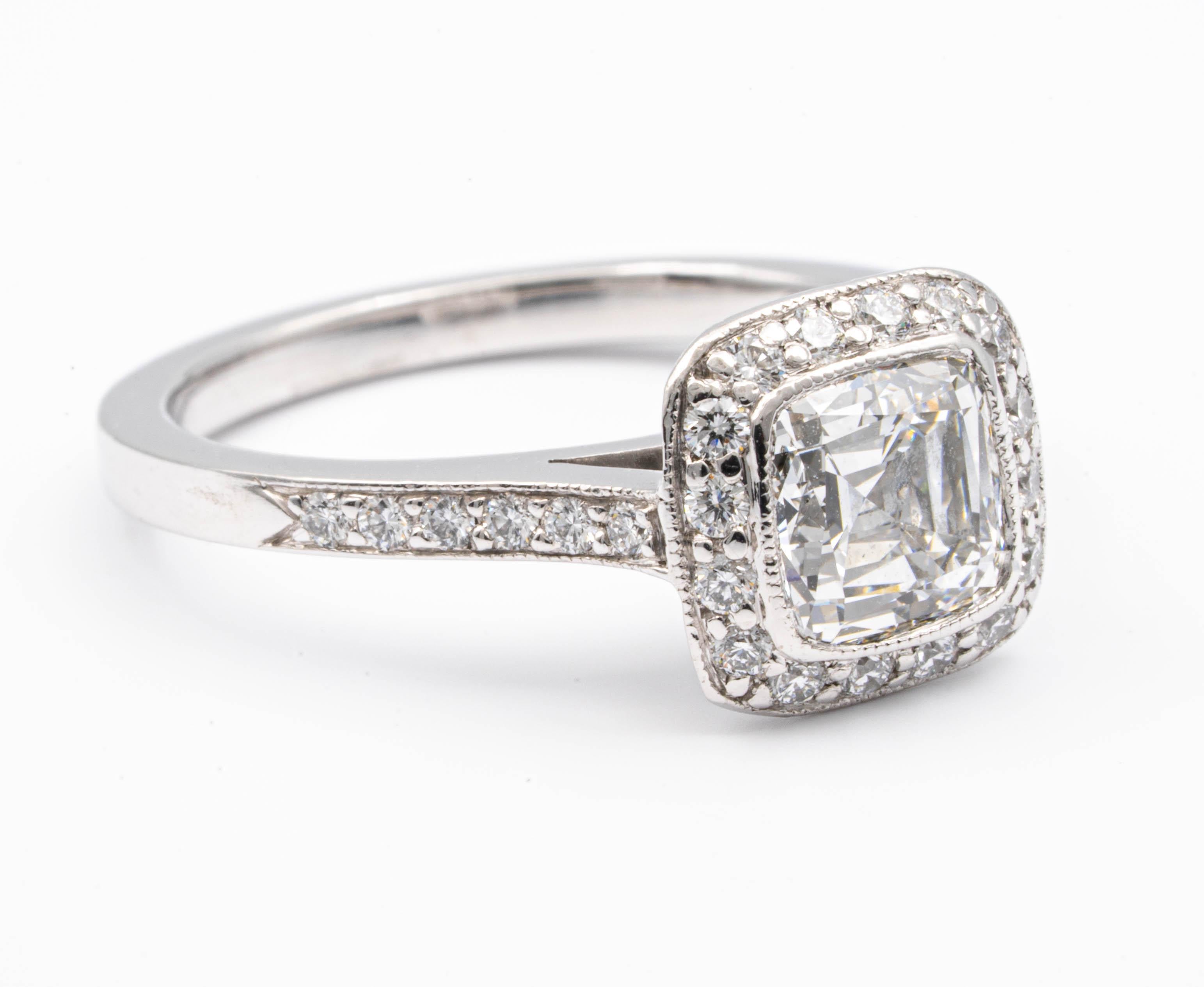 tiffany and co cushion cut