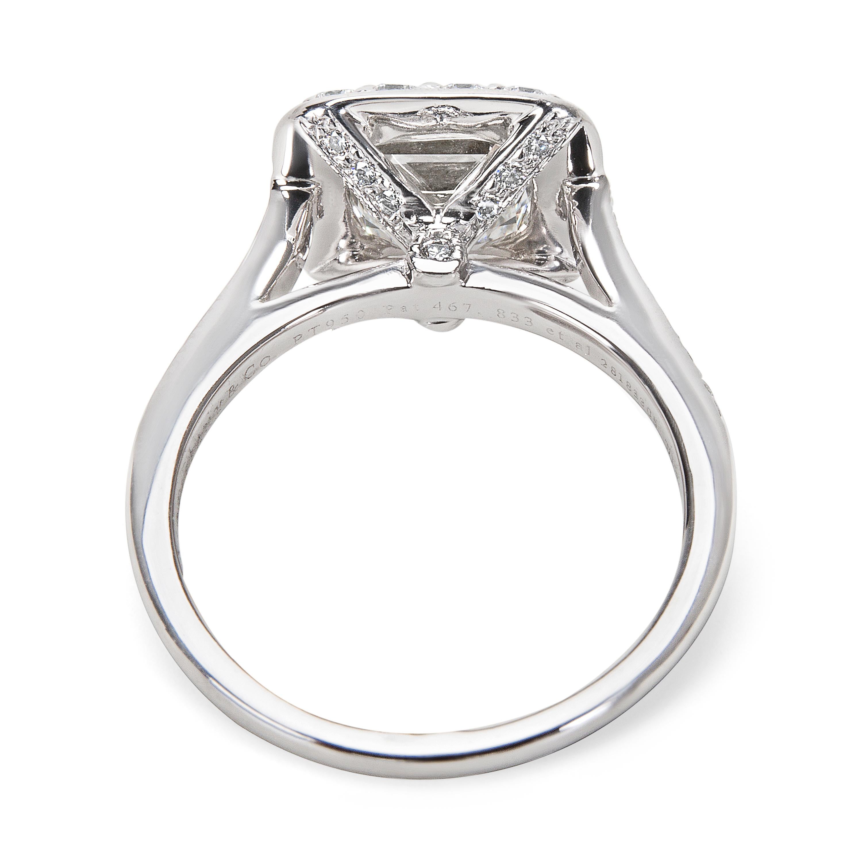 GIA Certified Tiffany & Co. Diamond Solitaire Engagement Ring in Platinum 

Retail price 47,400 USD. In excellent condition and recently polished. Comes with Tiffany & Co. Replacement Valuation verifying color and clarity.

DETAILS
Shape: Round