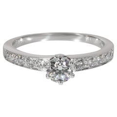 Tiffany & Co. Legacy Diamond Engagement Ring in Platinum F VVS1 0.58 Carat