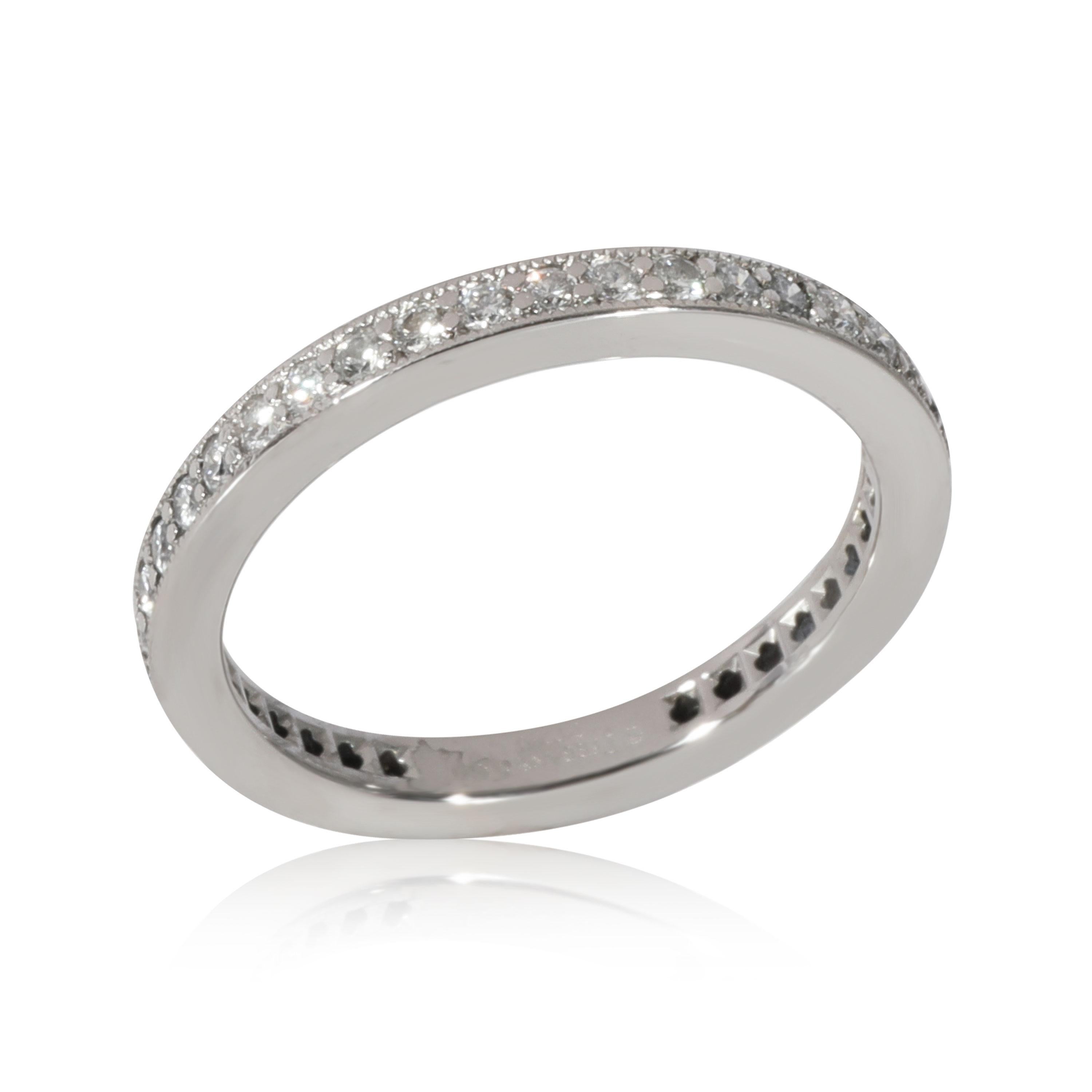 Tiffany & Co. Legacy Diamond Eternity Band in Platinum 0.40 Ctw For Sale 1