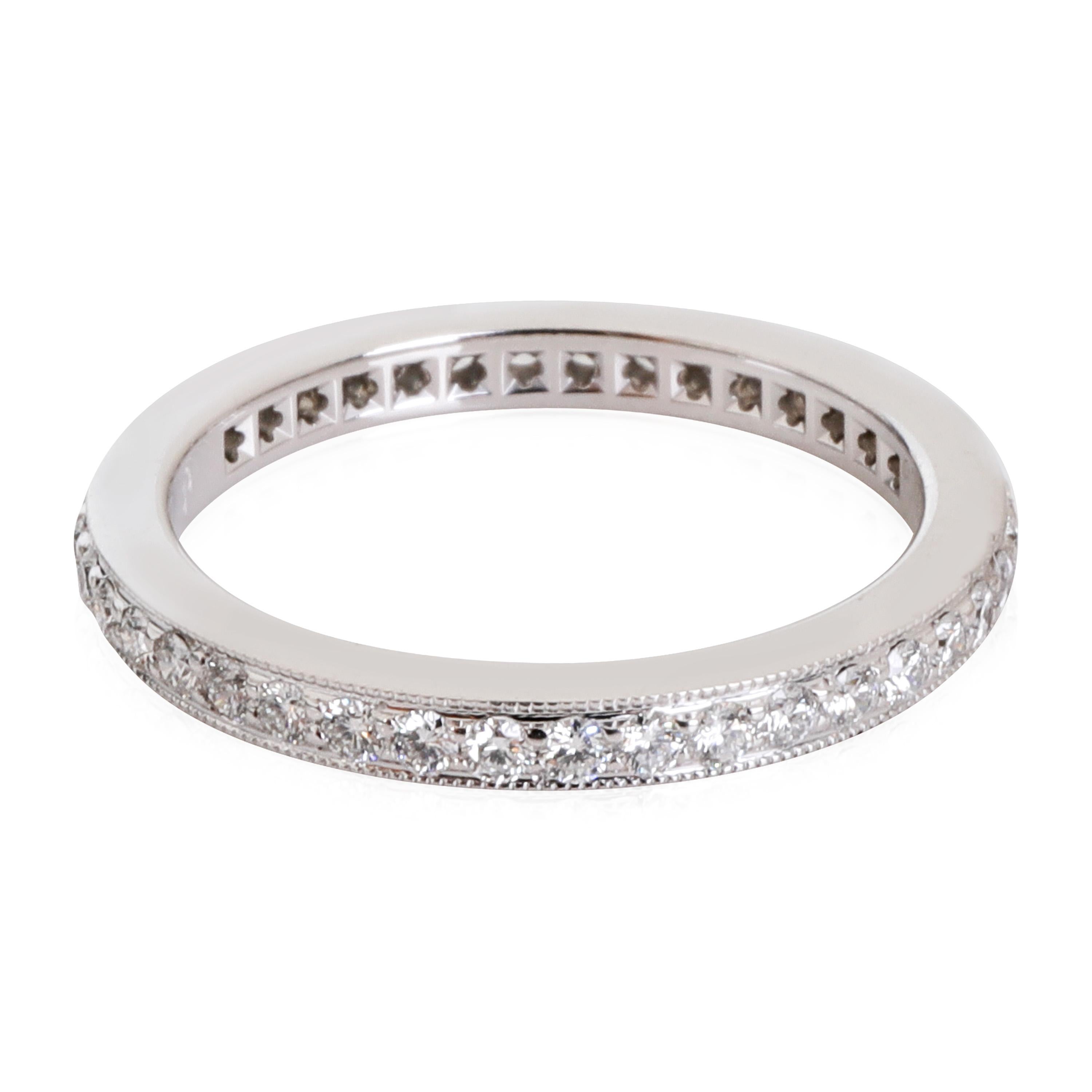 Tiffany & Co. Legacy Diamond Eternity Band in Platinum 0.75 CTW In Excellent Condition In New York, NY