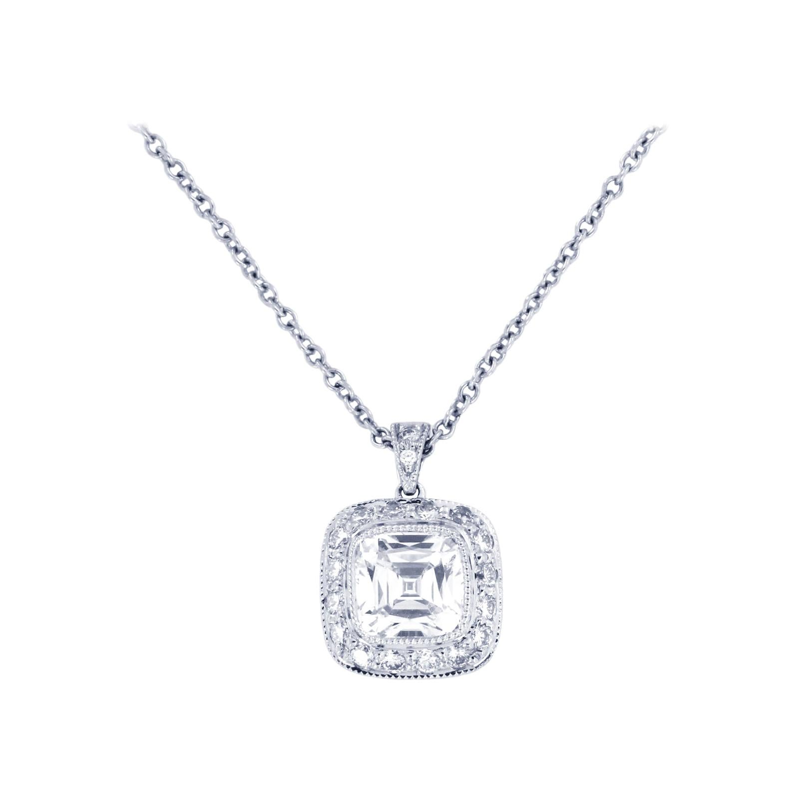 Tiffany & Co. Legacy Diamond Pendant in Platinum
