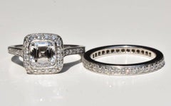 Tiffany & Co. Legacy Diamond Ring and Wedding Band 1.19 Carat