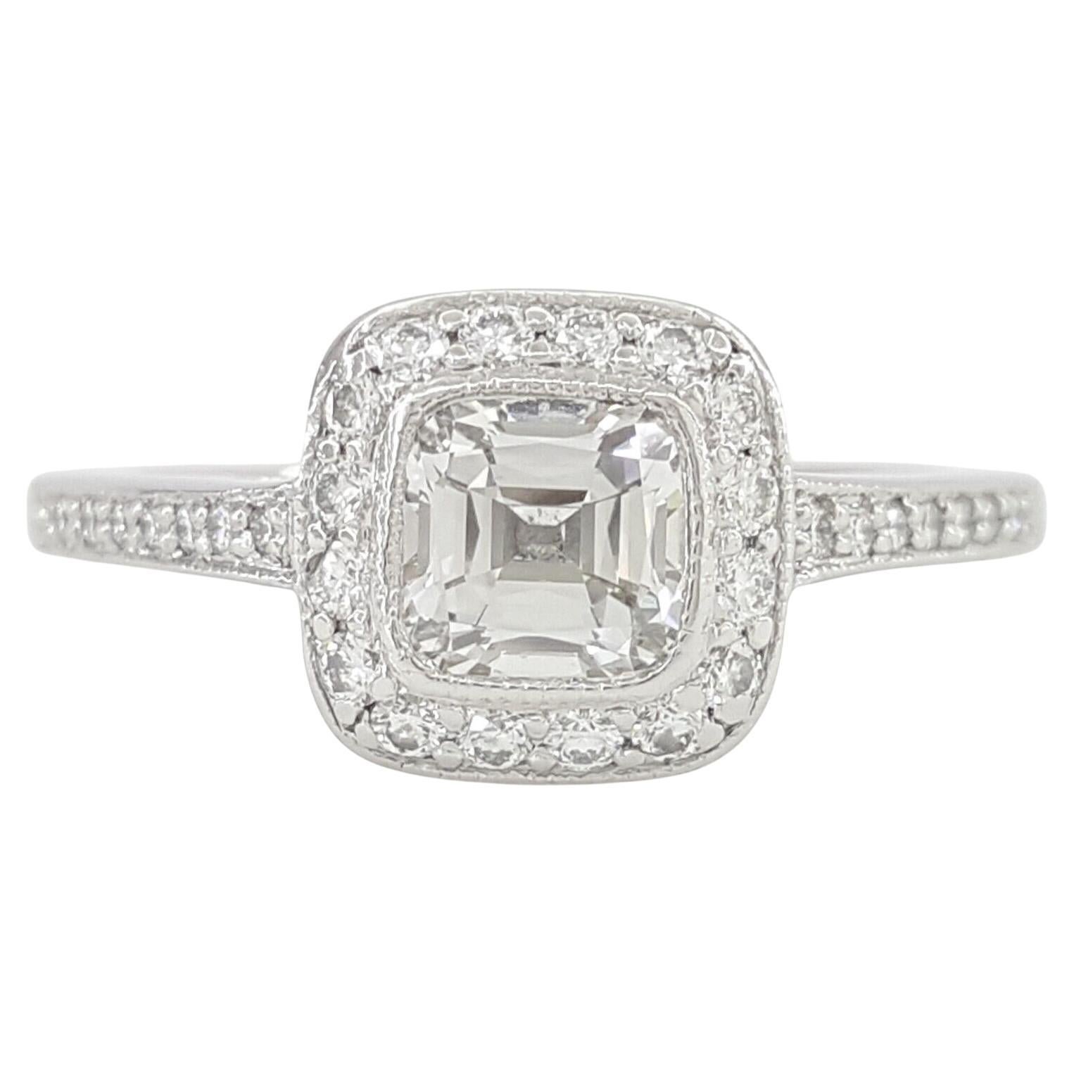 Tiffany & Co. Legacy  Engagement Solitaire Platinum Ring 