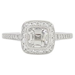 Antique Tiffany & Co. Legacy  Engagement Solitaire Platinum Ring 