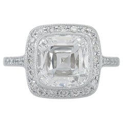 Tiffany & Co. Legacy, bague de fiançailles solitaire en platine avec diamant FLAWLESS 