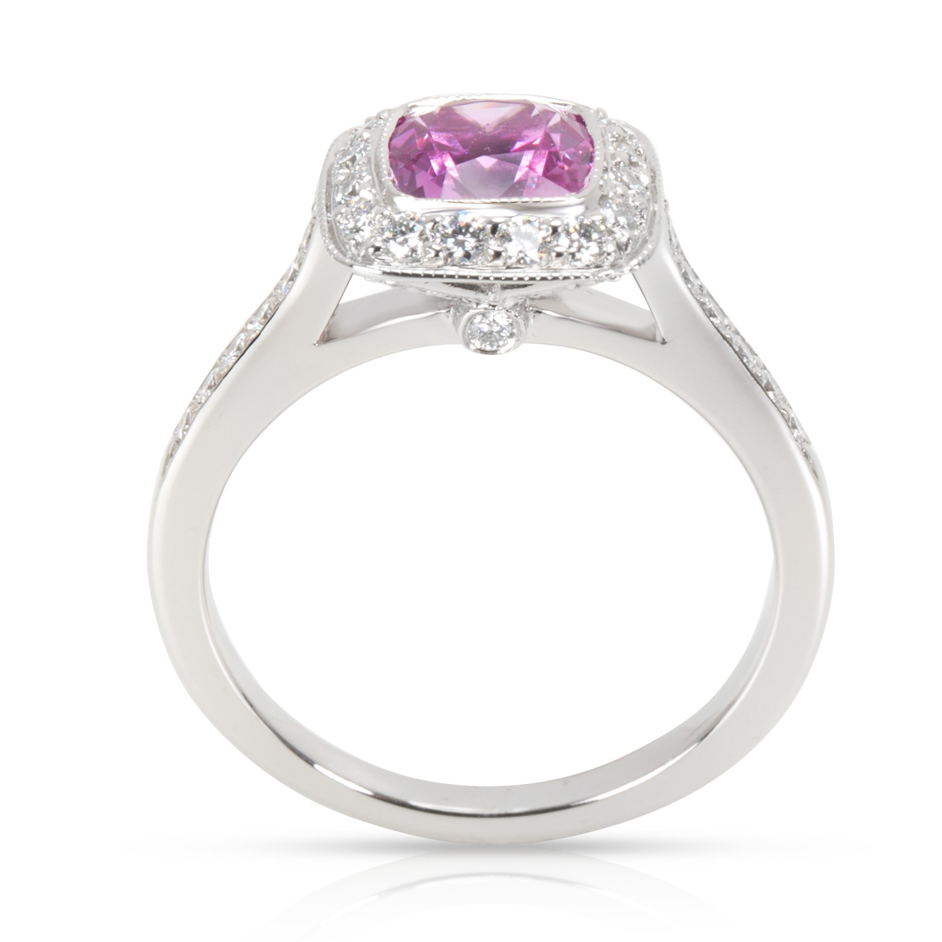 tiffany legacy pink sapphire ring