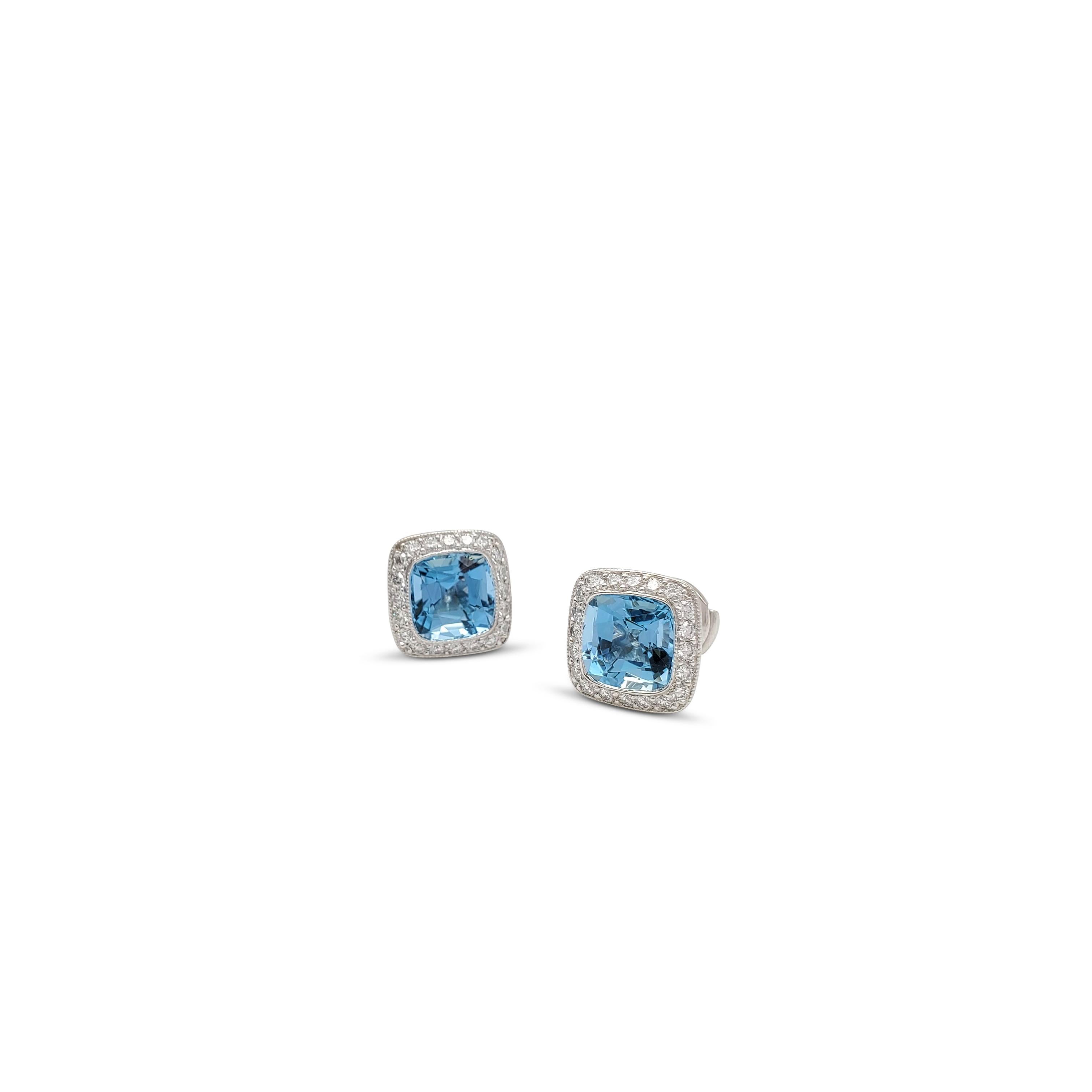 aquamarine earrings tiffany