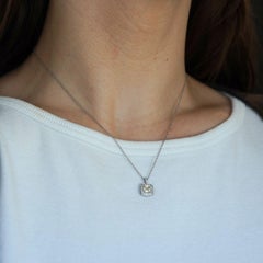Tiffany & Co. Legacy Platinum Diamond Pendant Necklace, Circa 2000s