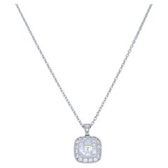 Tiffany & Co. Legacy Platinum Diamond Pendant Necklace, Circa 2000s