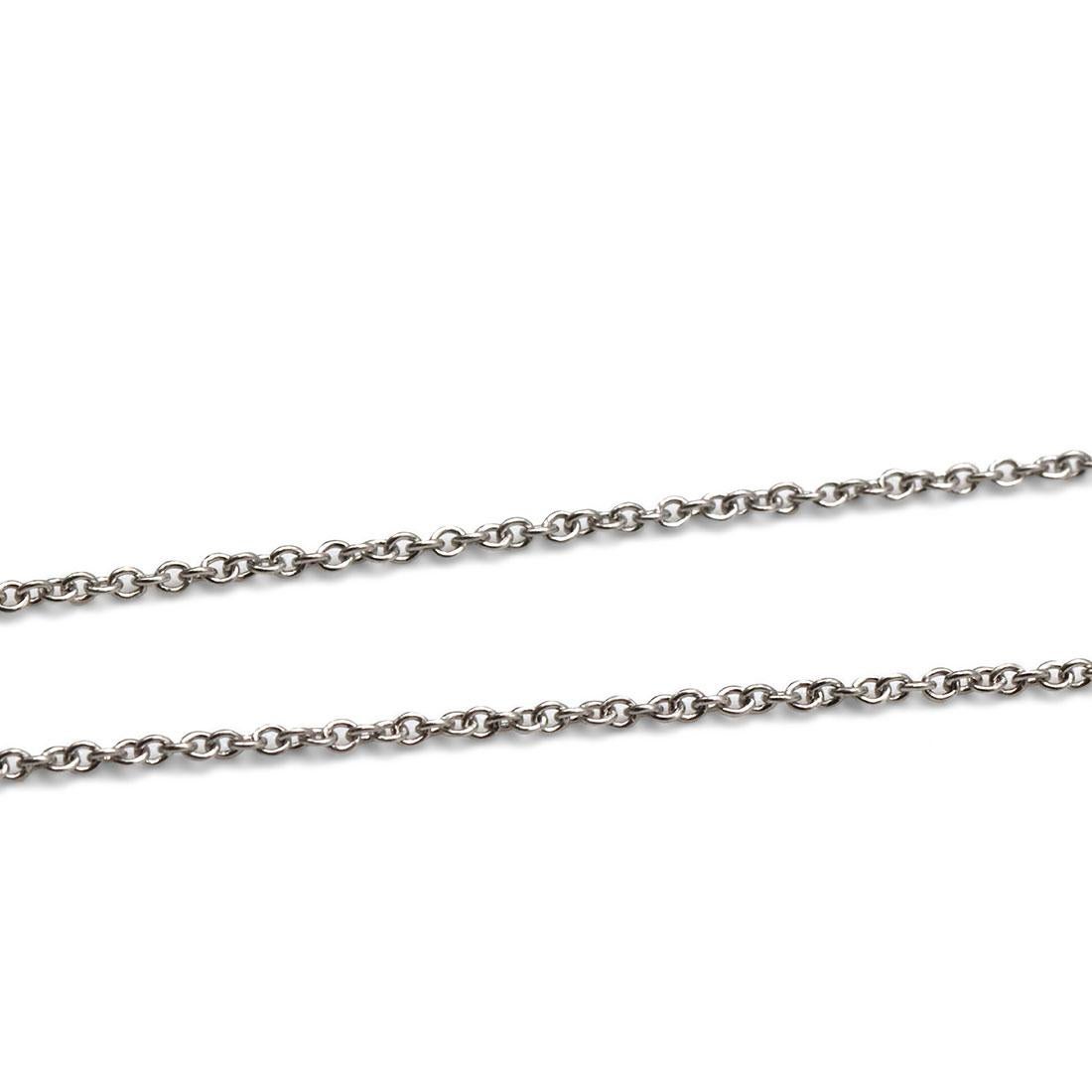 Women's or Men's Tiffany & Co. Legacy Platinum Diamond Pendant Necklace
