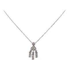 Tiffany & Co. Legacy Platinum Diamond Pendant Necklace