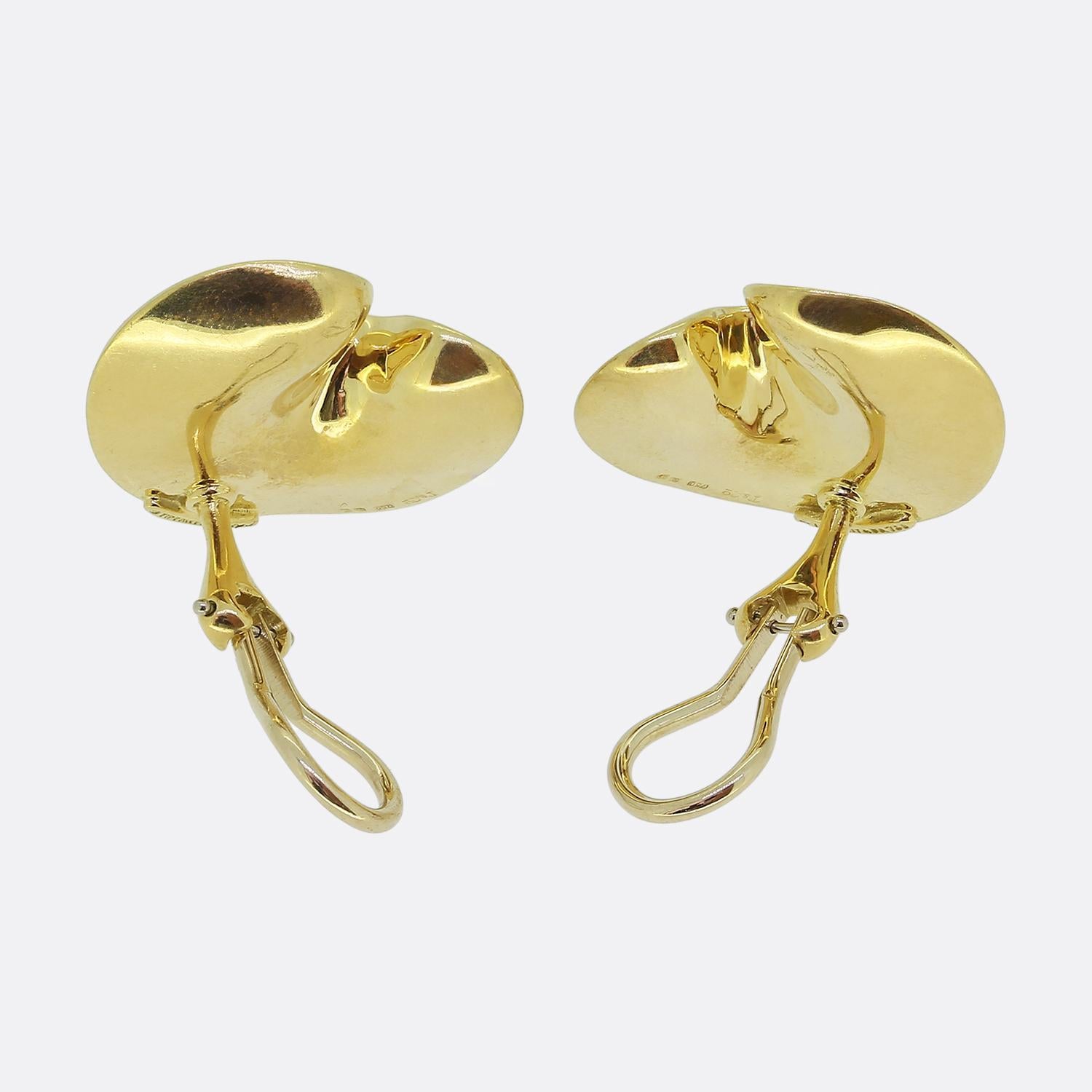 da uomo o donna Tiffany & Co. Orecchini a forma di ninfea in vendita