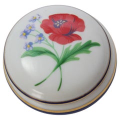 Tiffany & Co. Limoges France American Garden Round Porcelain Collectible Box