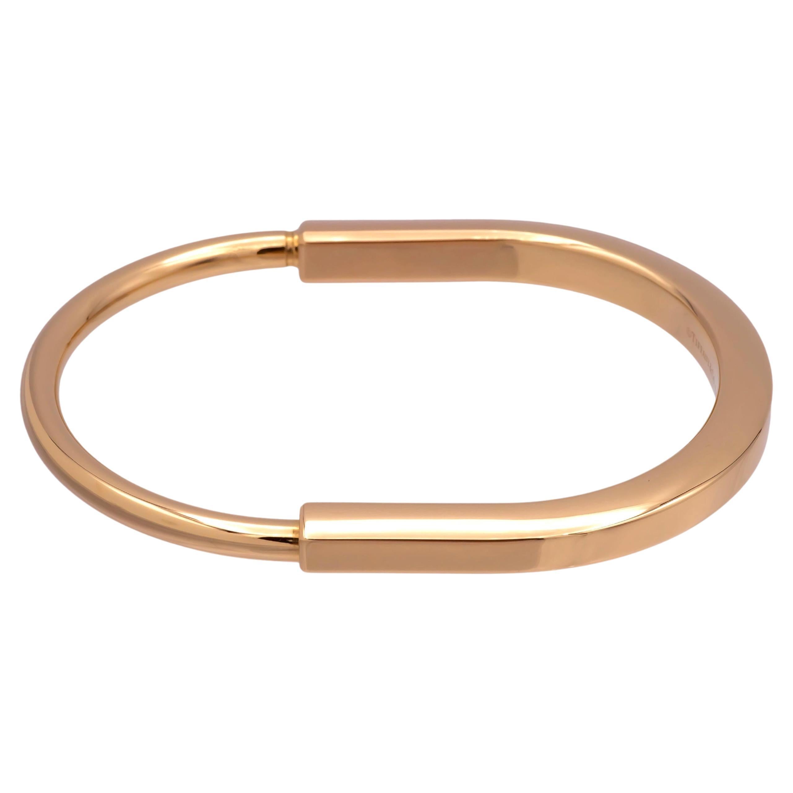Tiffany & Co. Lock Bracelet in 18K Rose Gold Large