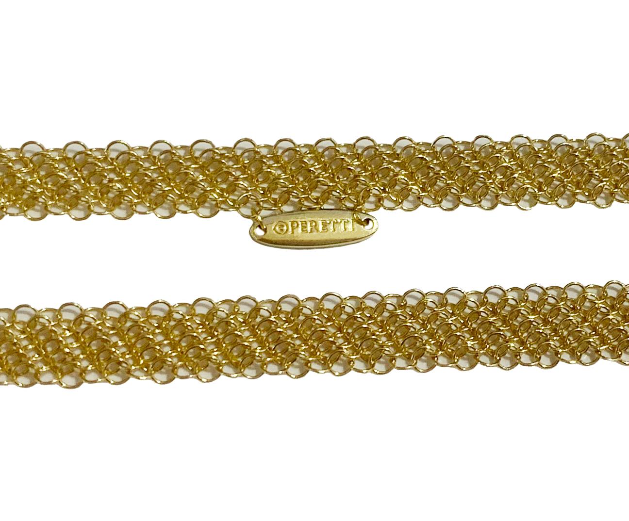 Mint condition
18k Yellow Gold
Weight: 11gr
Length: 30”
Width: 5.5mm
Comes with Tiffany box