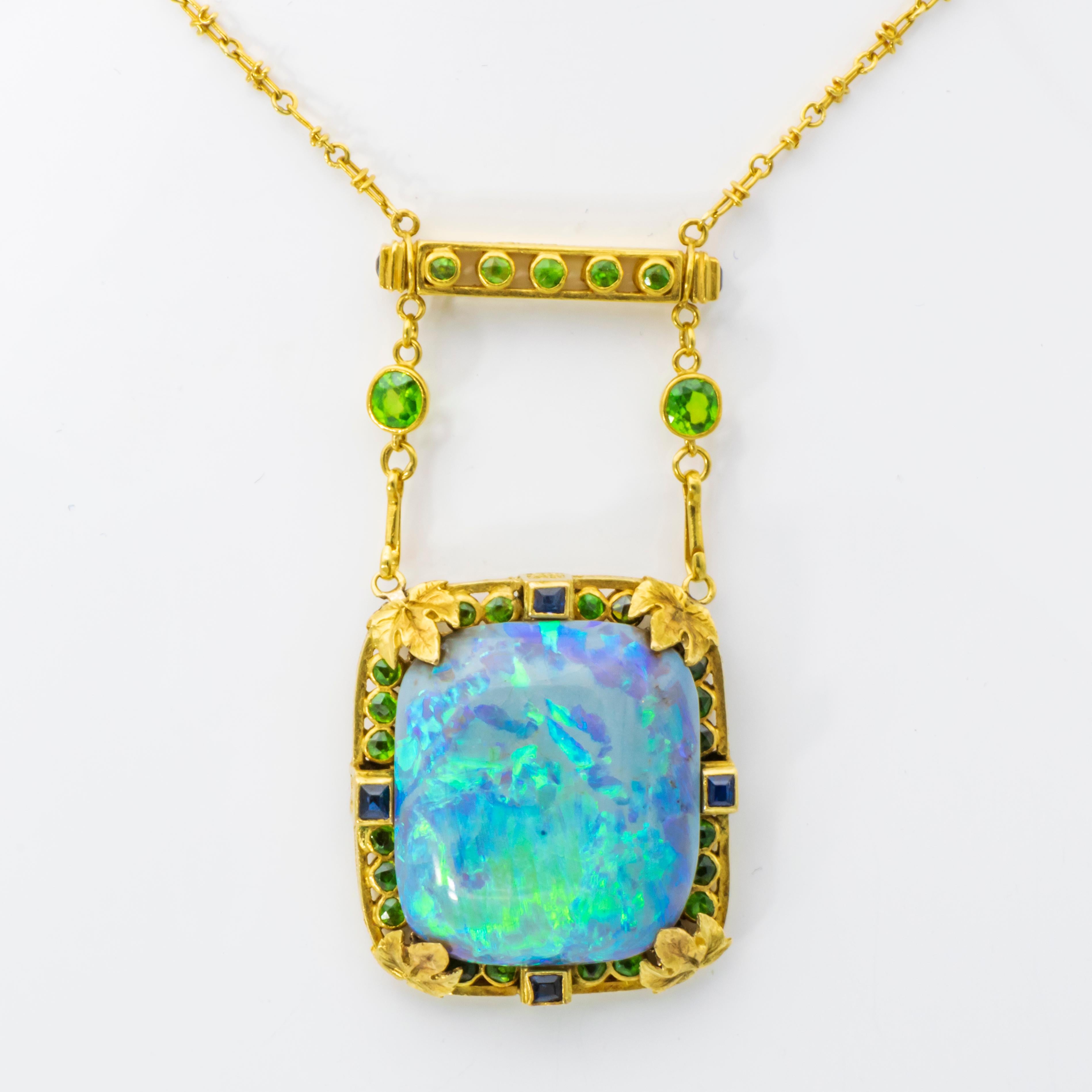tiffany opal necklace