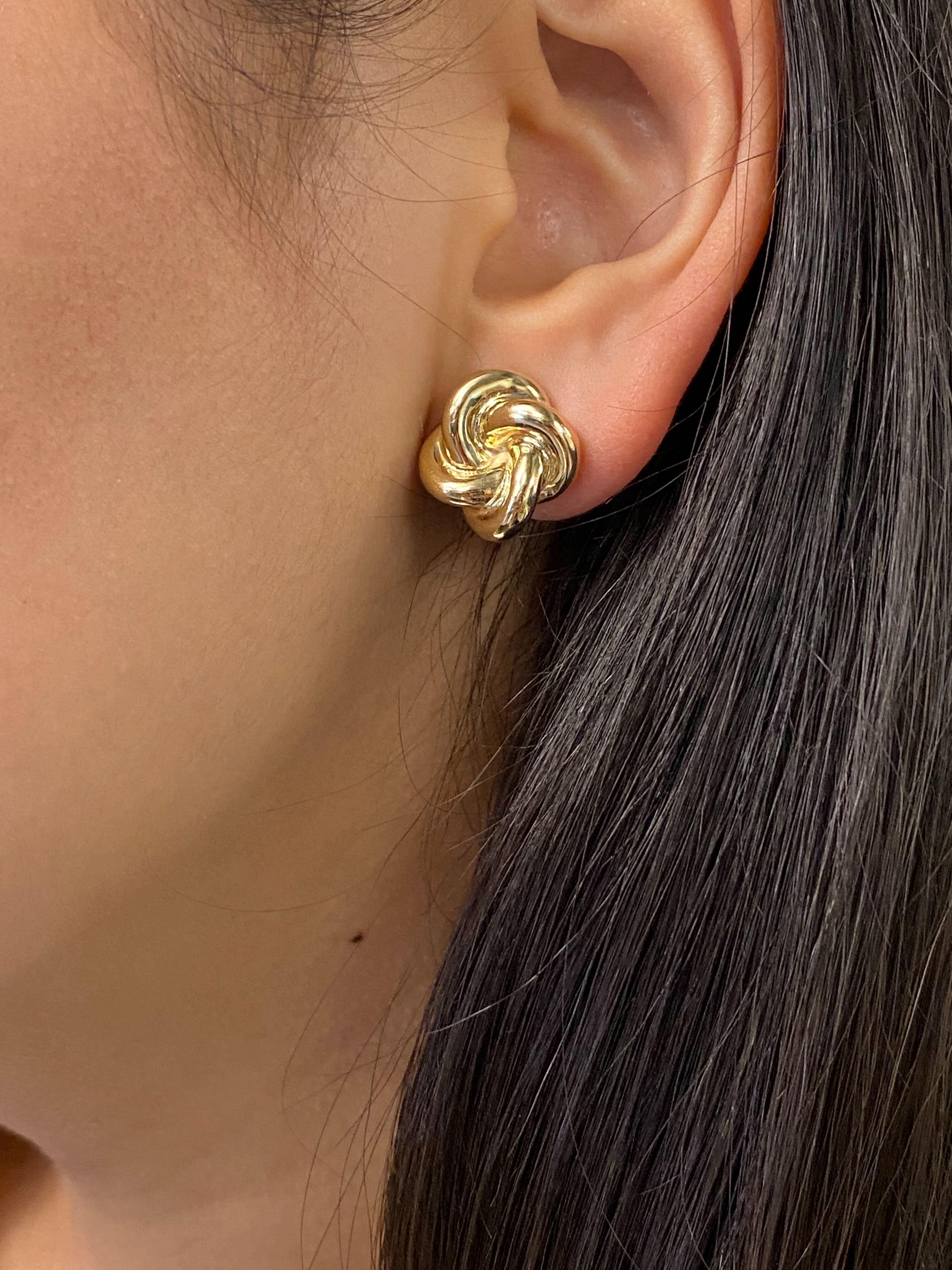 tiffany love knot earrings