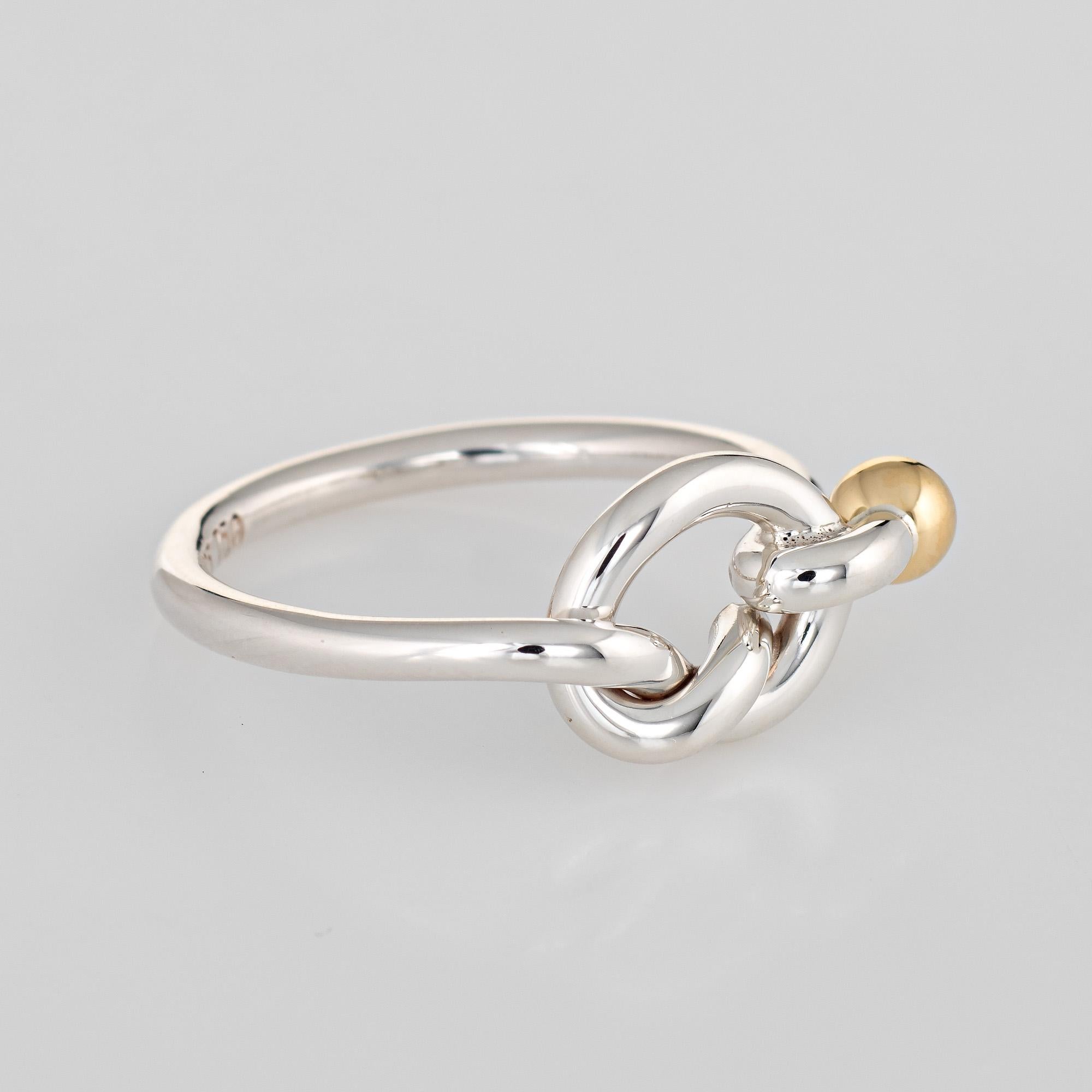 tiffany knot ring silver