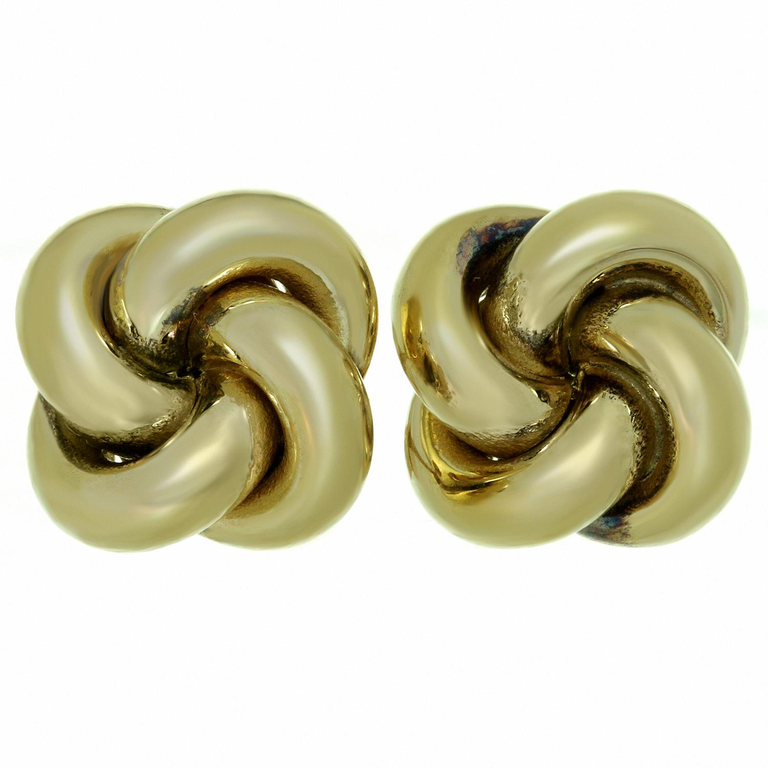 Tiffany & Co. Love Knot Yellow Gold Earrings