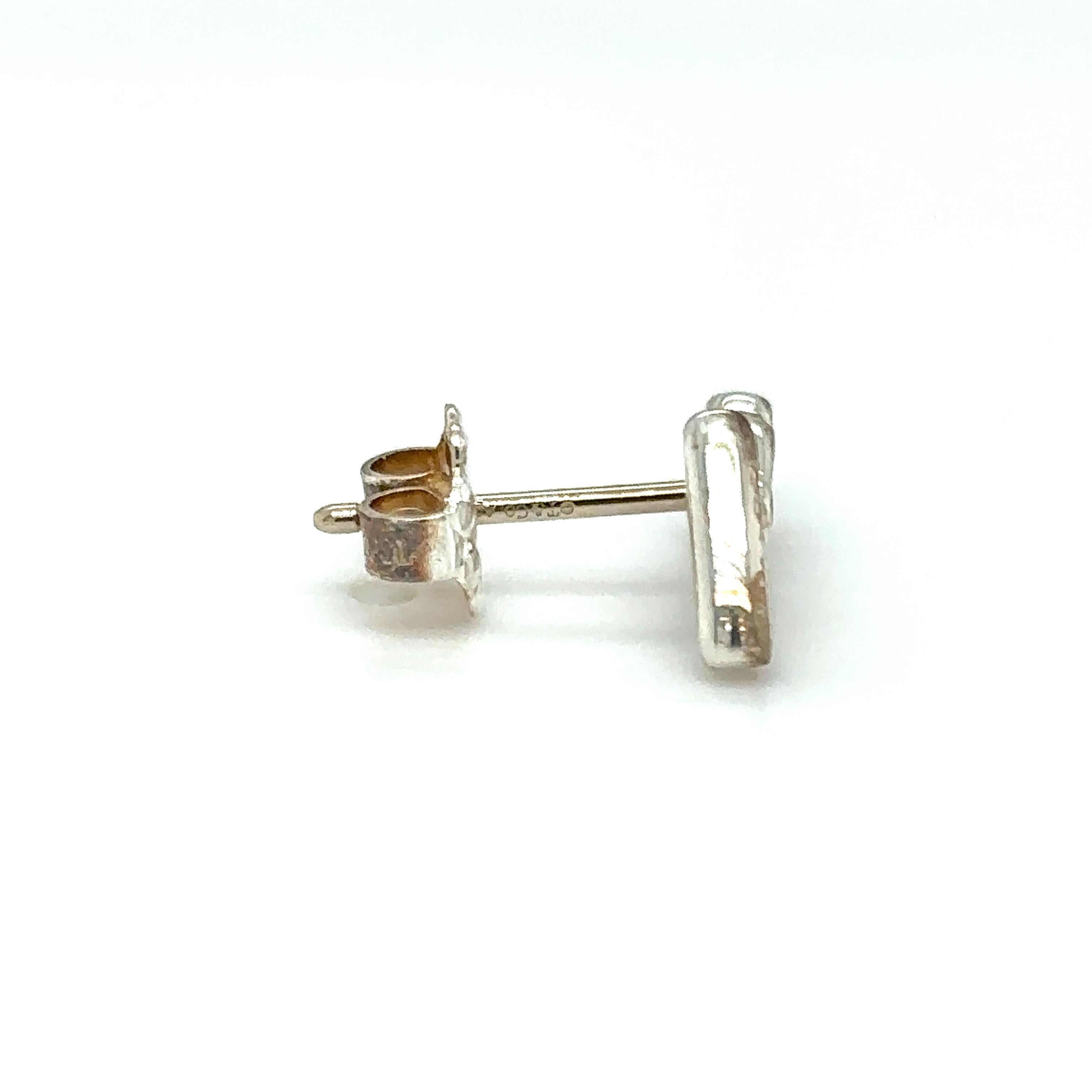 safety pin earrings tiffany