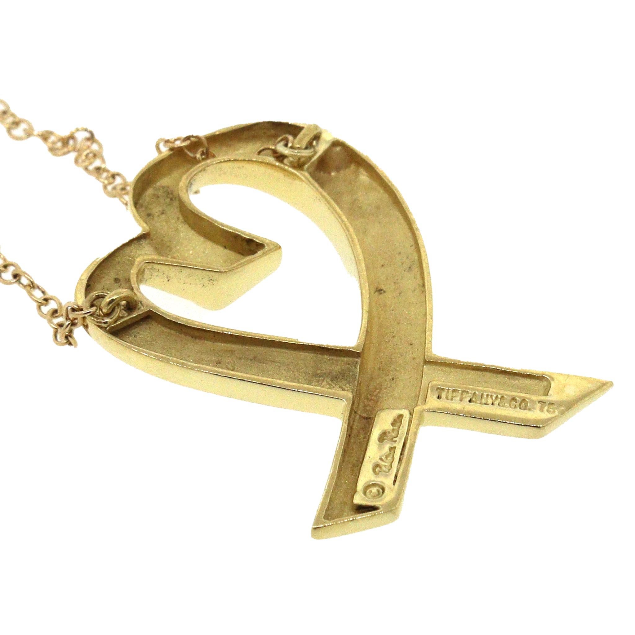 Women's Tiffany & Co. Loving Heart Paloma Picasso Pendant Necklace For Sale