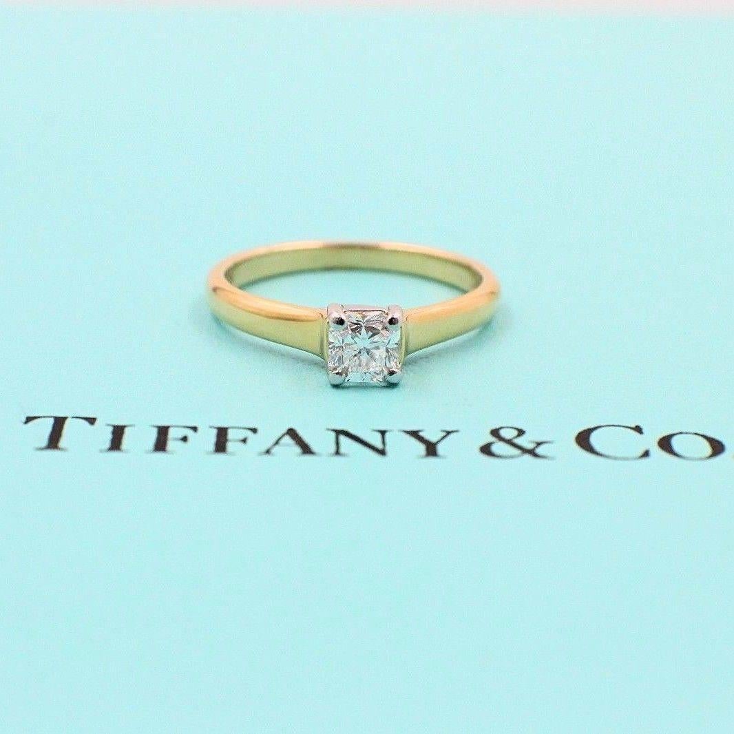 Tiffany & Co. Lucida 0.41ct D VVS1 Diamond Engagement Ring in 18k Yellow Gold 1