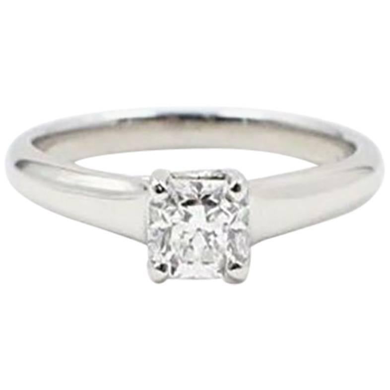Tiffany & Co. Lucida 0.53ct  F VVS2 Diamond & Platinum Engagement Ring Appraisal
