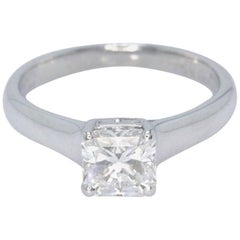 Tiffany 
Co. Lucida 0.76 Carat F VVS2 Diamond and Platinum Engagement Ring