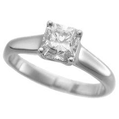 Tiffany & Co. Lucida 0.86 Carat Diamond Platinum Solitaire Ring