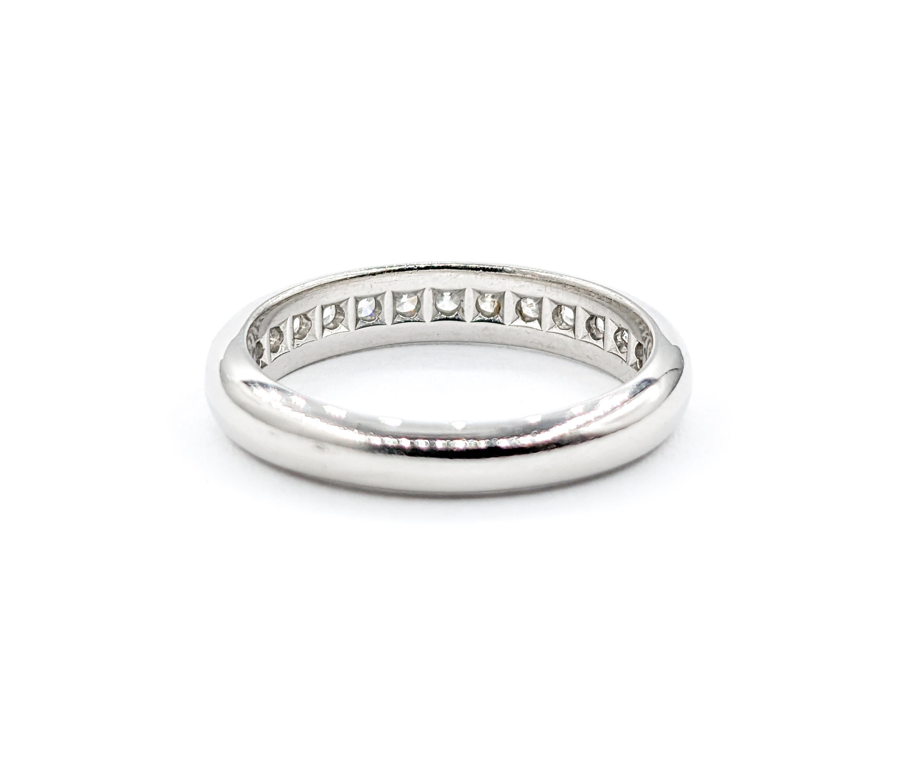 Tiffany & Co Lucida 1.00ctw Diamond Channel Band Ring in Platinum 5