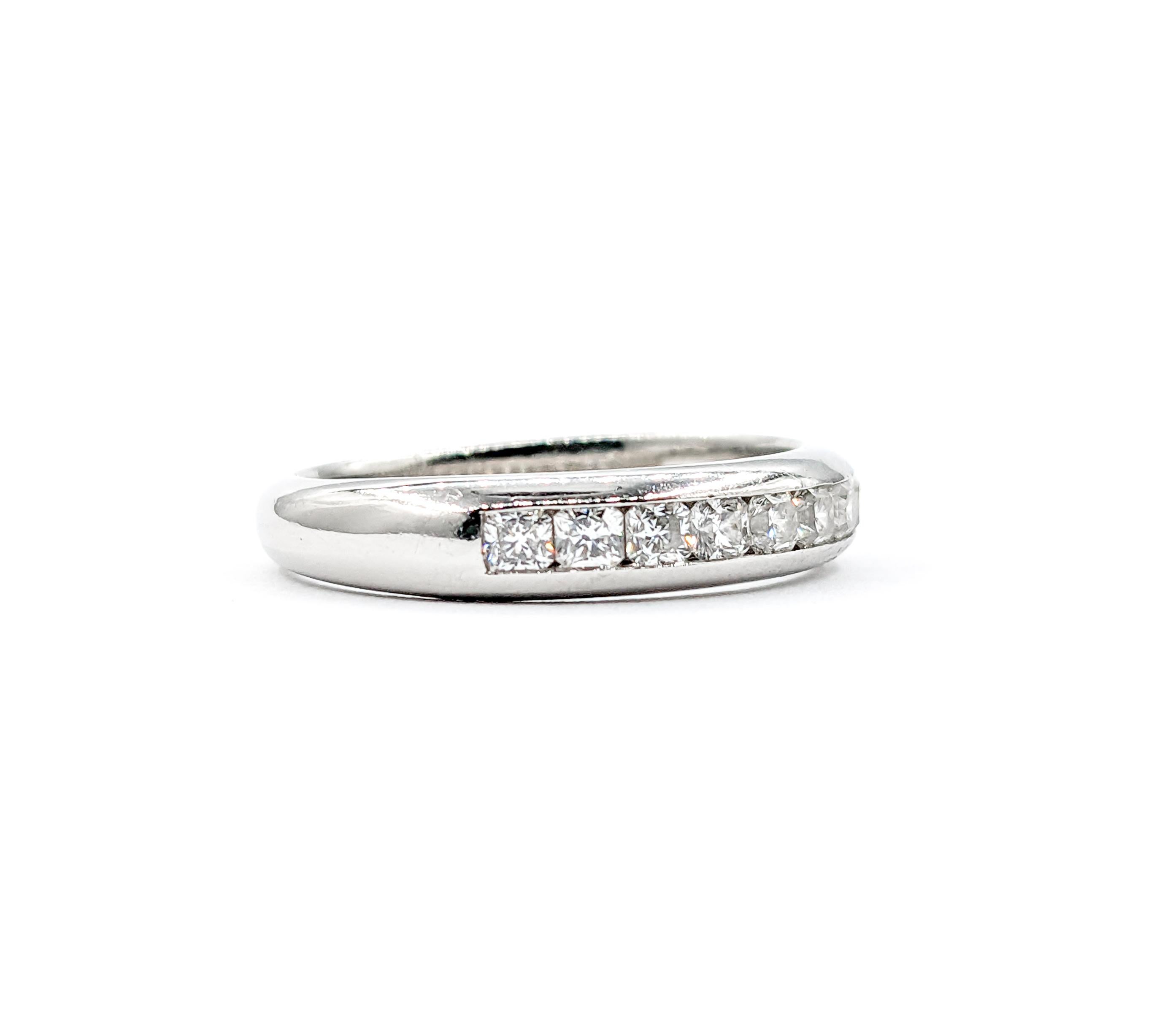 Tiffany & Co Lucida 1.00ctw Diamond Channel Band Ring in Platinum 3