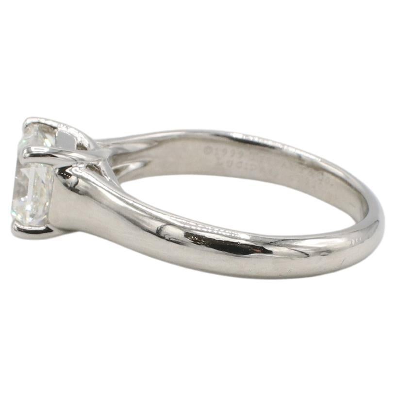 Cushion Cut Tiffany & Co. LUCIDA 1.05 Carat I VVS1  Natural Diamond Engagement Ring For Sale