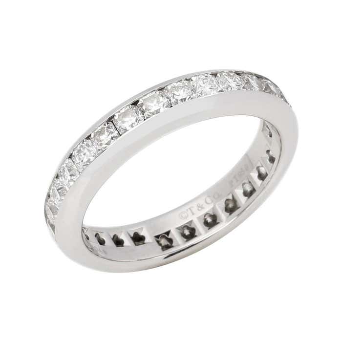 Tiffany and Co. Lucida 1.37ct Diamond Eternity Ring at 1stDibs