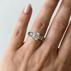 Tiffany & Co. Lucida 1.51 Carat Diamond Platinum Engagement Ring