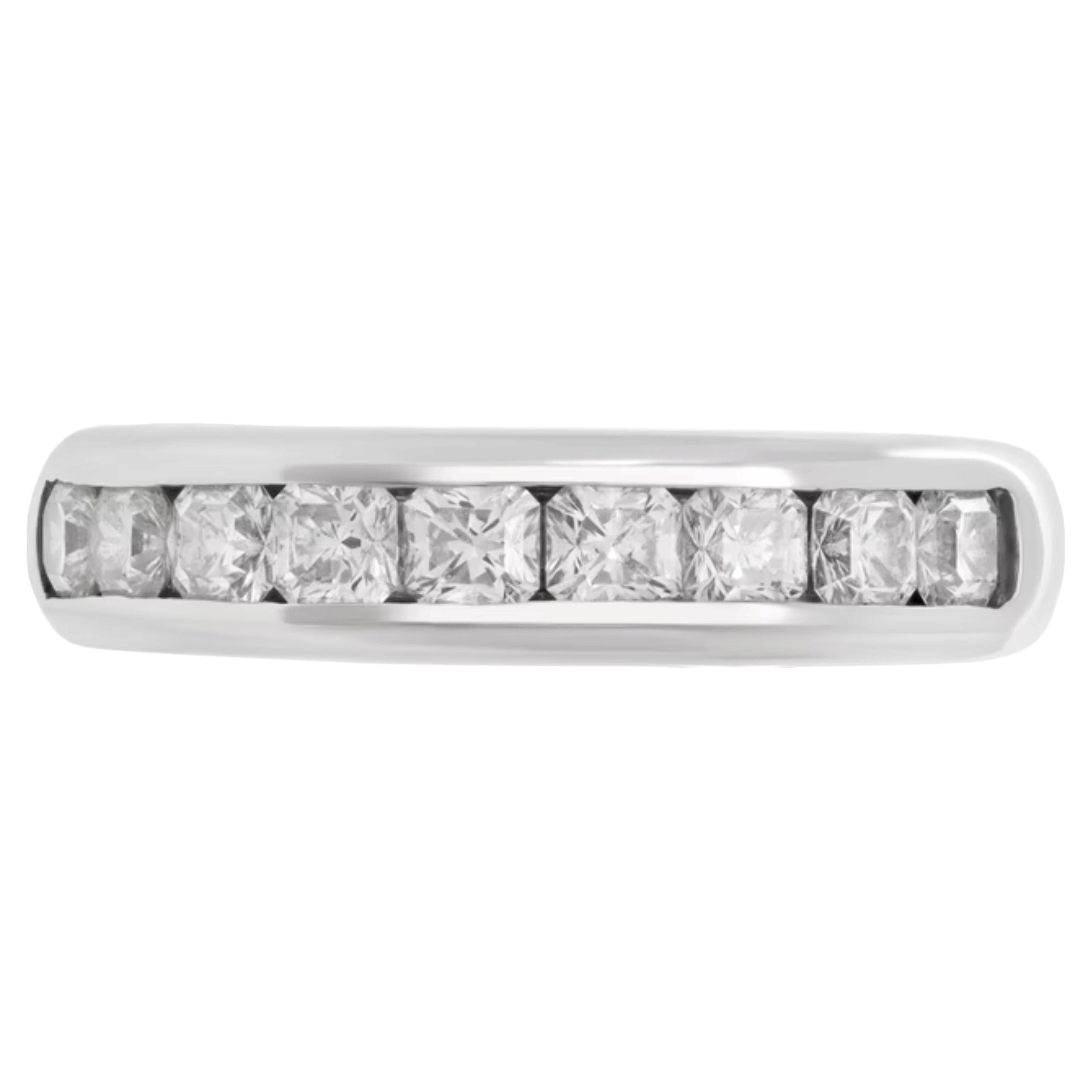 Tiffany & Co. Lucida 1.65 CTW Half-Circle Diamond Platinum Band Ring