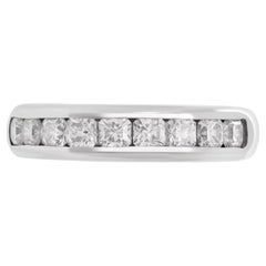 Tiffany & Co. Lucida 1.65 CTW Half-Circle Diamond Platinum Band Ring