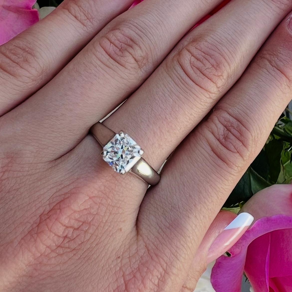 Taille Asscher Tiffany & Co 