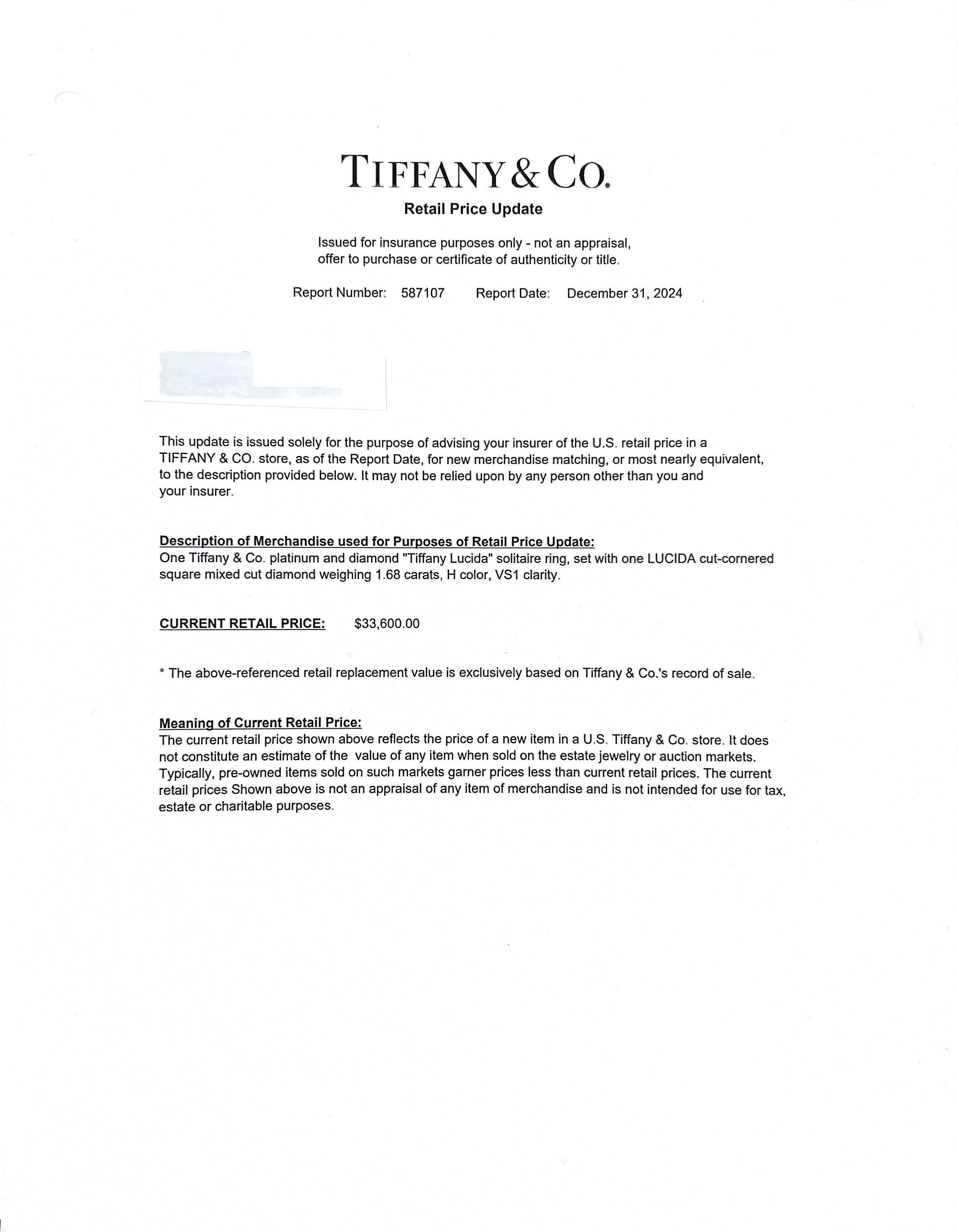 Tiffany & Co 
