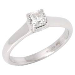 Tiffany & Co Lucida Cut 0.41ct Diamond Solitaire Ring