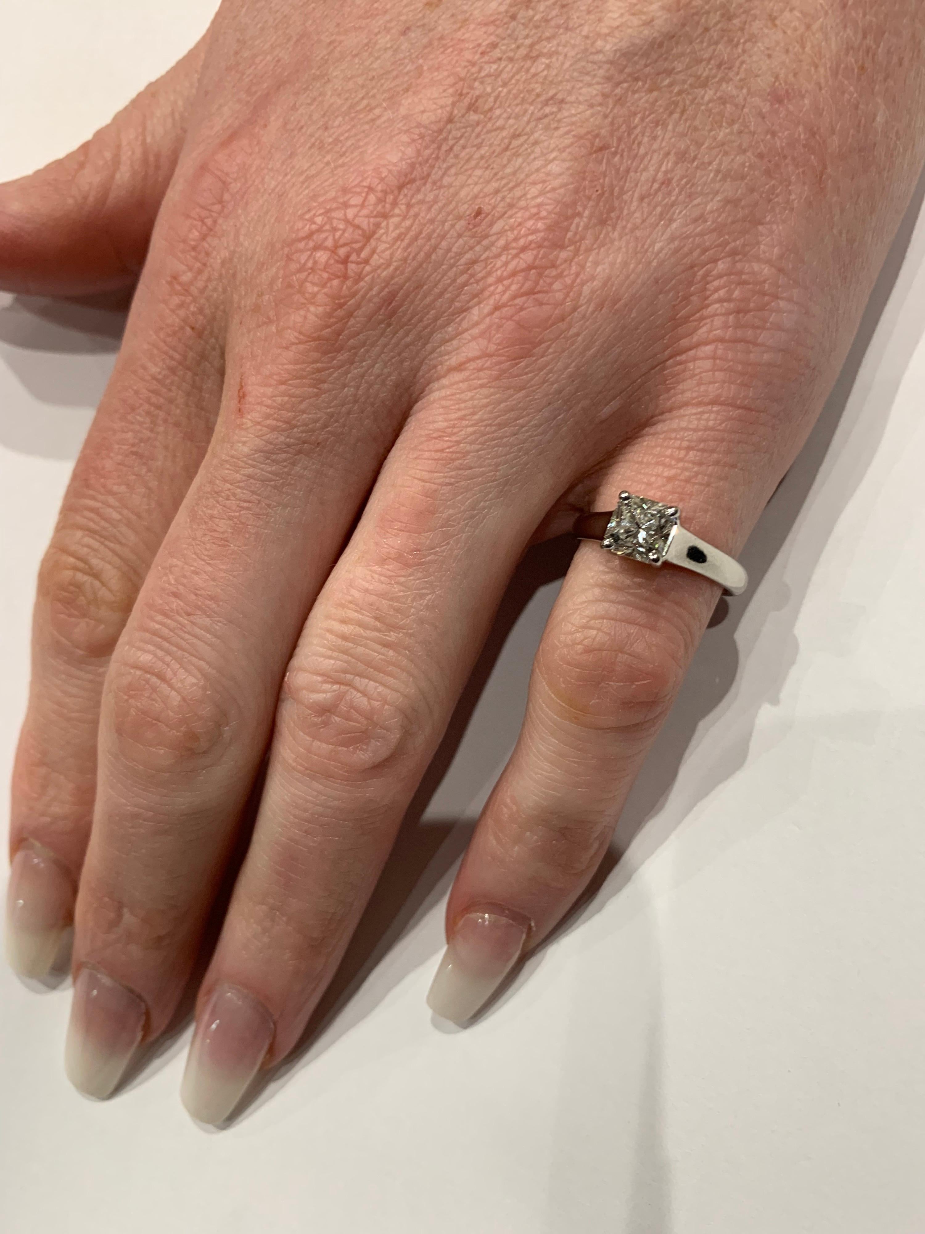 Women's Tiffany & Co. Lucida Cut Diamond Engagement Ring 1.00 Carat