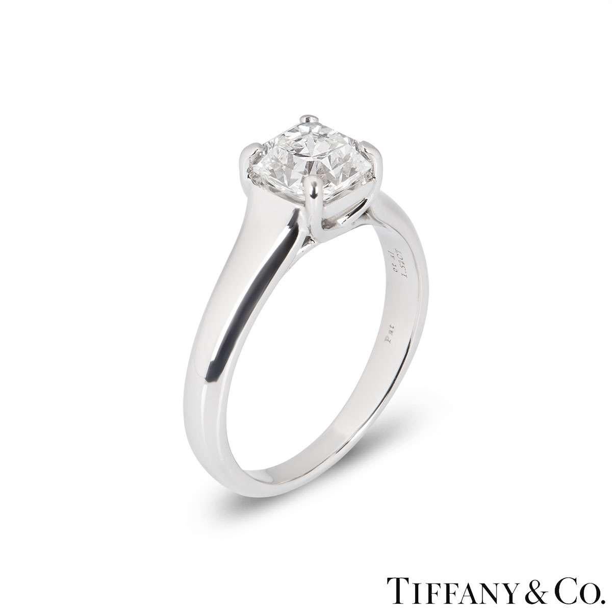 Lucida Setting Tiffany and Co. Lucida Cut Diamond Engagement Ring 1.52ct G/VVS1 For ...