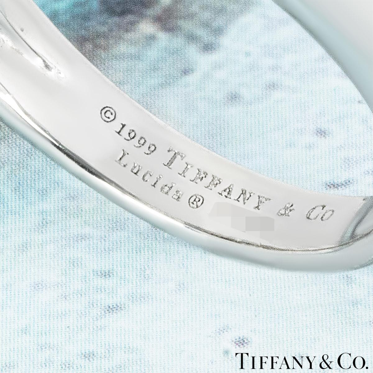 Tiffany & Co. Bague de fiançailles avec diamant taille Lucida 1,52 carat G/VVS1 en vente 4