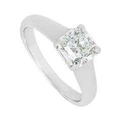 Tiffany & Co. Lucida Cut Diamond Engagement Ring 1.52ct G/VVS1