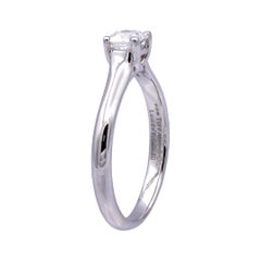 Tiffany & Co. Lucida Cut Diamond Engagement Ring .34 Ct E-F VVS