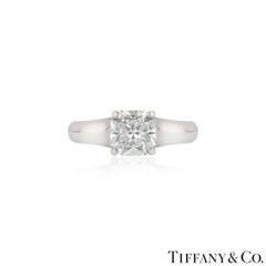 Tiffany & Co. Lucida Cut Diamond Solitaire Ring 1.27 Carat GIA Certified