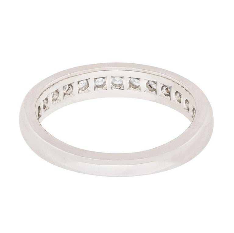Tiffany and Co. Lucida Cut Diamond Half Eternity Ring at 1stDibs