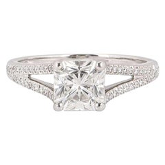 Tiffany & Co. Lucida Cut Diamond Ring 1.24 Carat