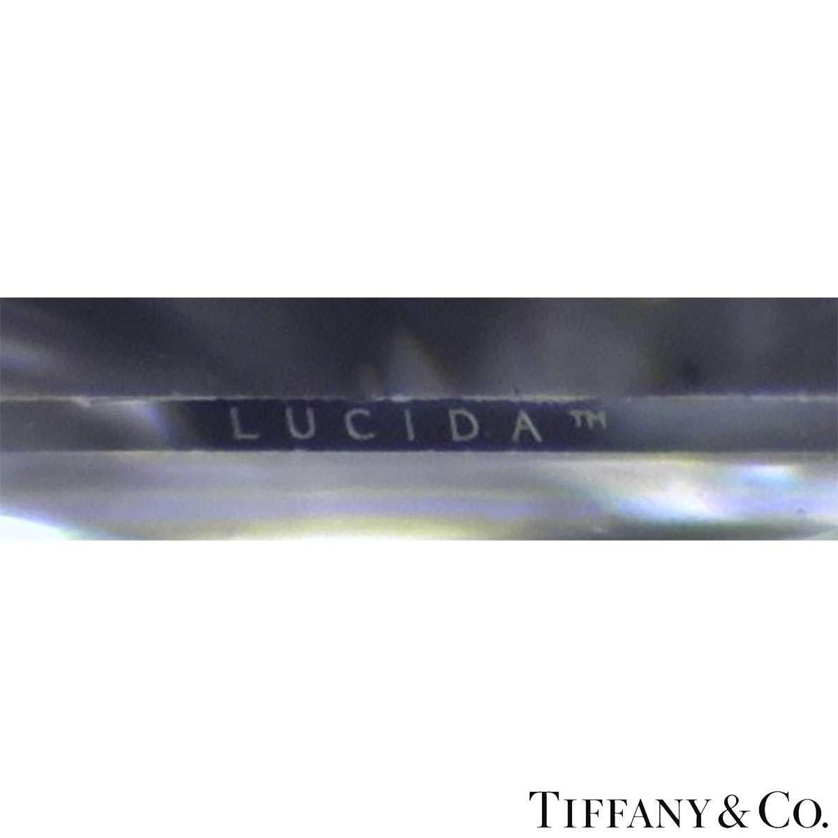 Tiffany & Co. Bague solitaire en diamant taille Lucida de 1,27 carat certifiée GIA Pour femmes en vente